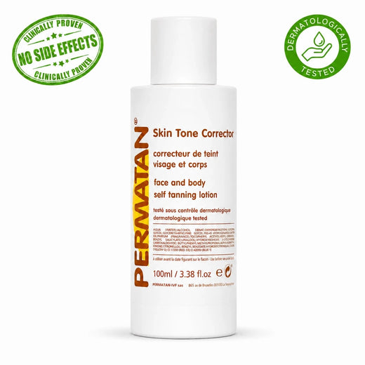 PERMATAN flacon 100 ml, correcteur de teint pour le vitiligo, visage et corps