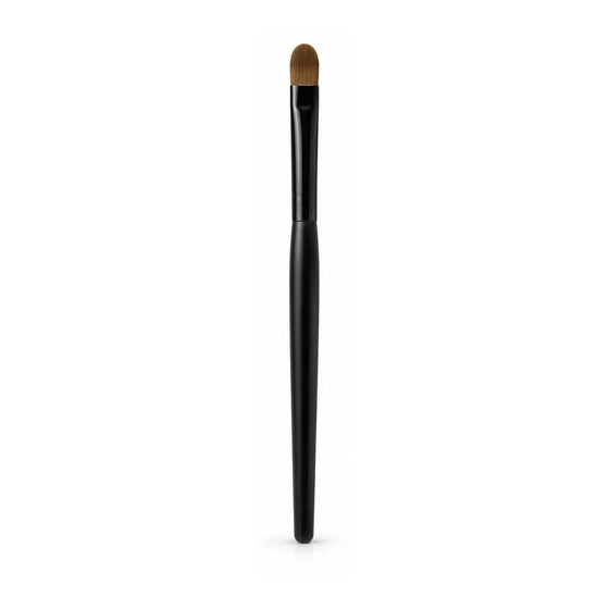 PERMATAN precision brush, black bristles and black handle, on a white background